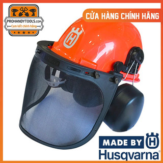 Nón Bảo Hộ Lao Động Husqvarna, Cắt Cỏ Cưa Cây, Có Nút Điều Chỉnh Kích Thước Nón