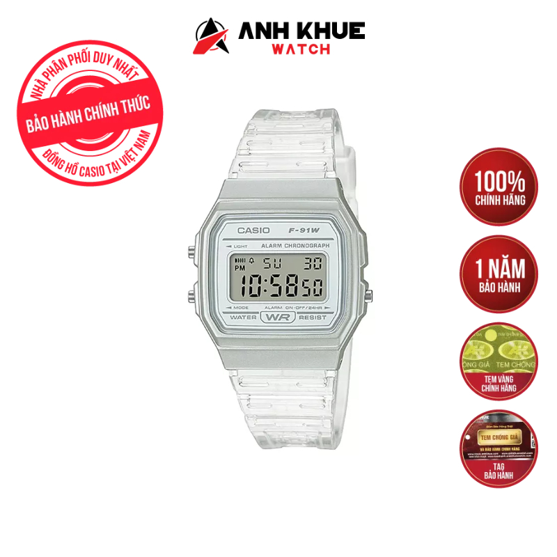 Đồng Hồ CASIO Nữ Genera F-91WS-7DF