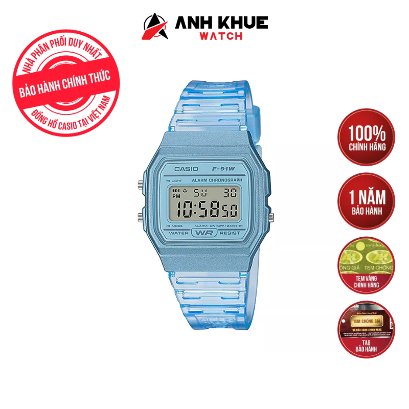 Đồng Hồ CASIO Nữ General F-91WS-2DF