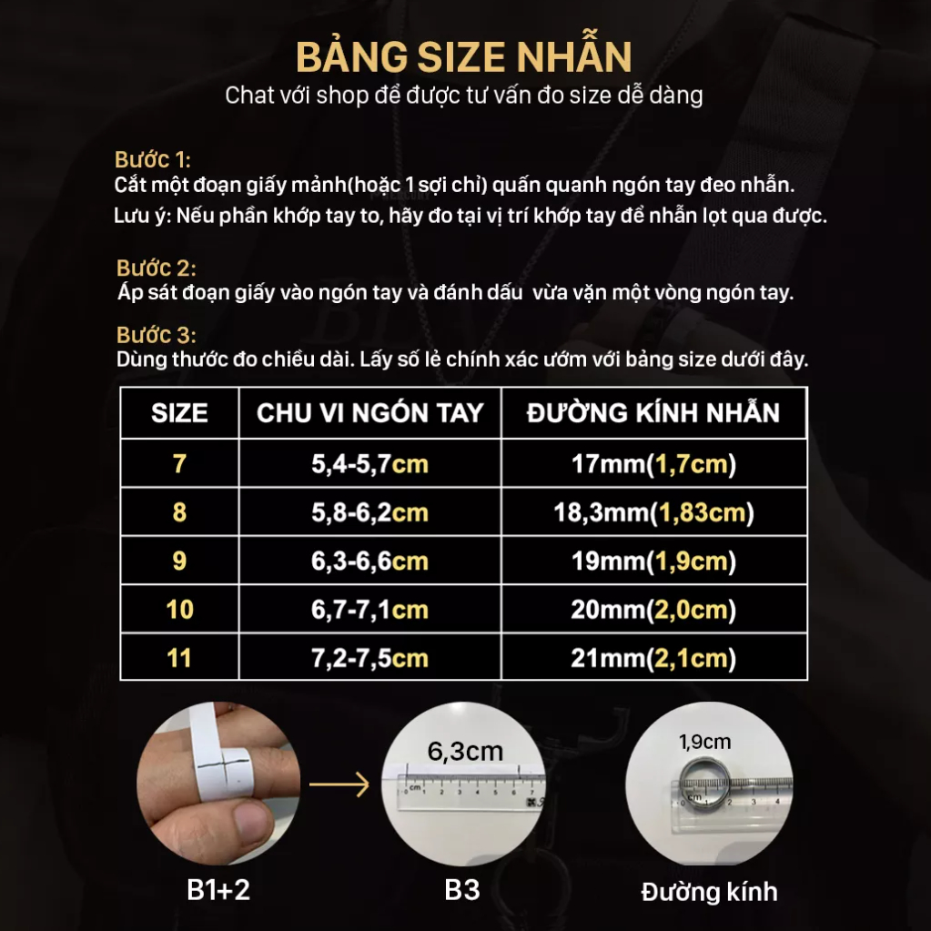 Nhẫn nam Mercury Gold Black Dragon - Trang sức, phụ kiện đeo tay thời trang