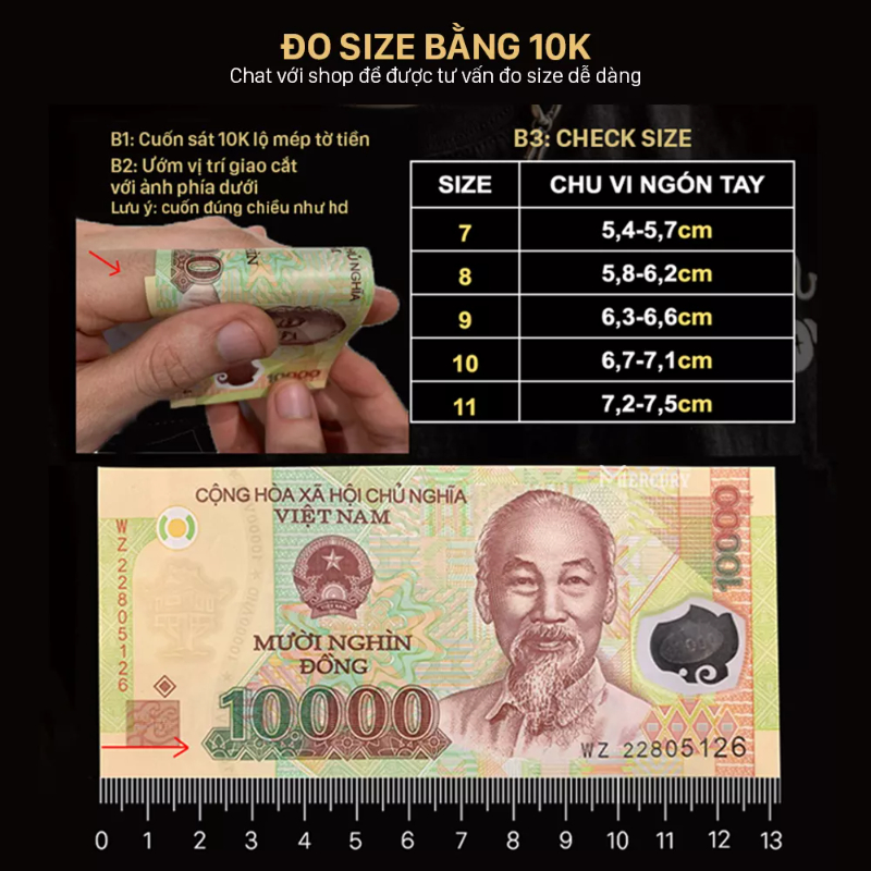 Nhẫn thời trang nam Titan vĩnh cửu cao cấp Mercury Kim Quang Xoay