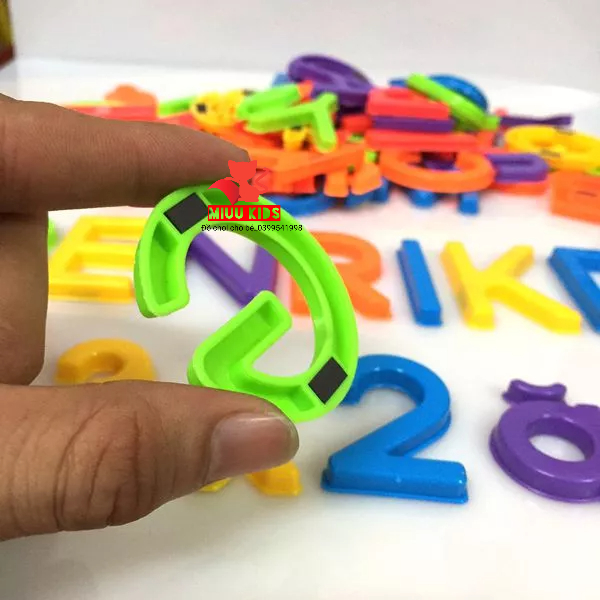 Túi Chữ Số Nam Châm Tổng Hợp 3 Trong 1 Cho Bé Hàng Việt Nam