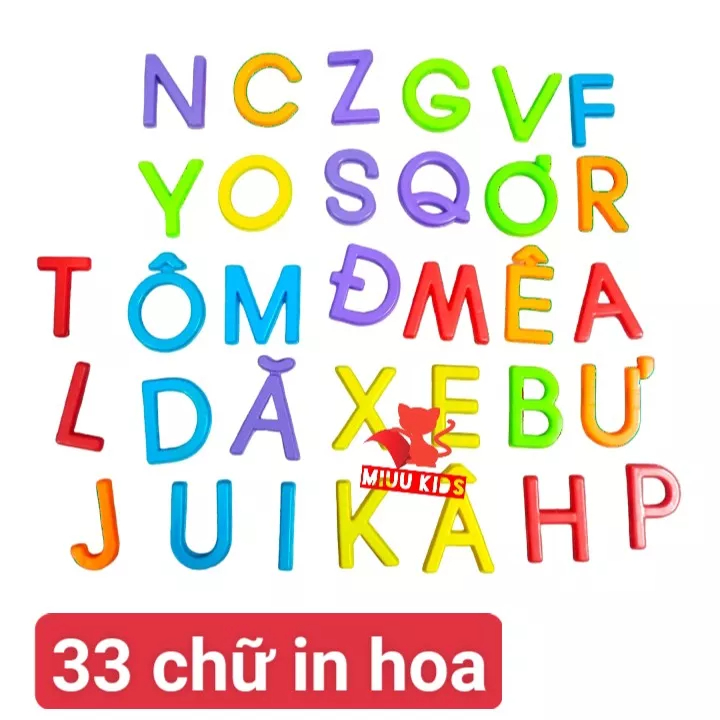 Túi Chữ Số Nam Châm Tổng Hợp 3 Trong 1 Cho Bé Hàng Việt Nam