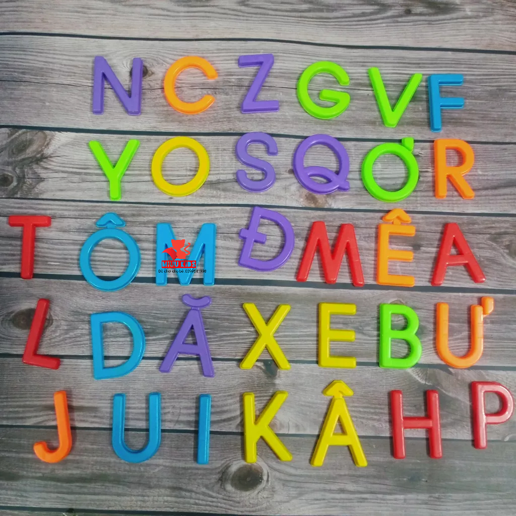 Túi Chữ Số Nam Châm Tổng Hợp 3 Trong 1 Cho Bé Hàng Việt Nam