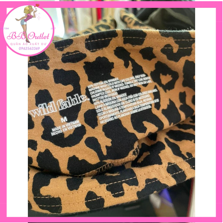 Quần legging ngắn biker xuất dư chất cotton mát