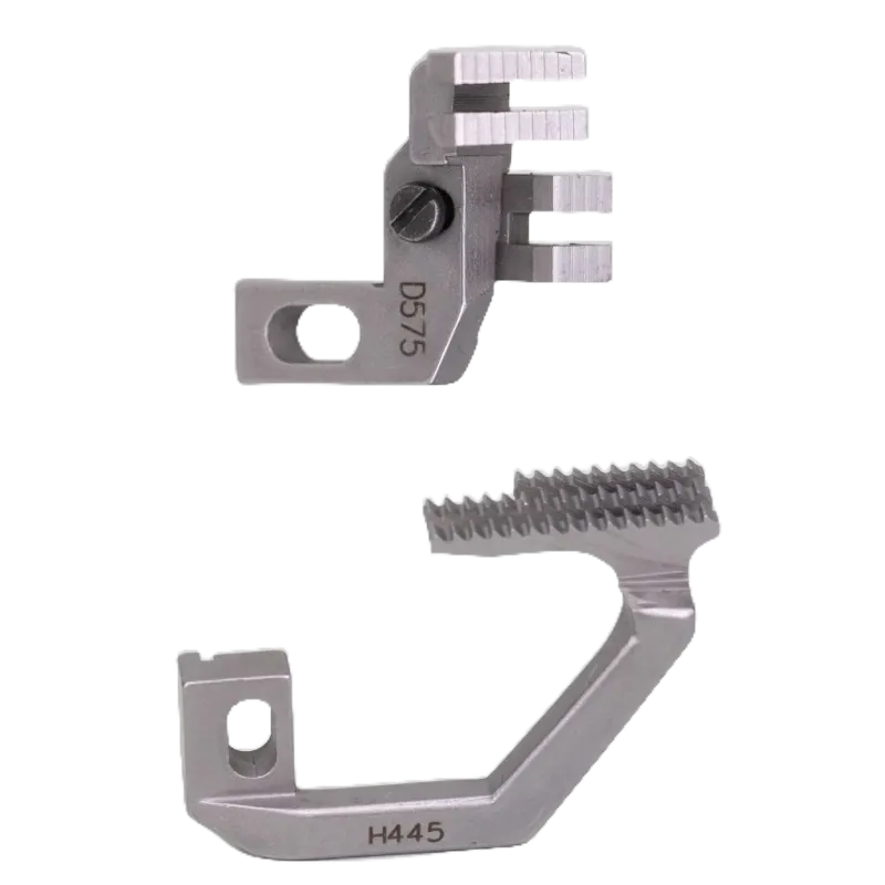 Bộ Răng Cưa, Bàn Lừa Vắt Sổ 4 Ống Chỉ Máy Siruba, D575/H445 Feed Dog Set For Siruba 747