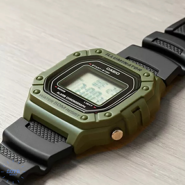 Đồng Hồ Casio Nam W218H - 3A - Đồng Hồ Casio Chính Hãng Mới Fullbox Pin 7 Năm