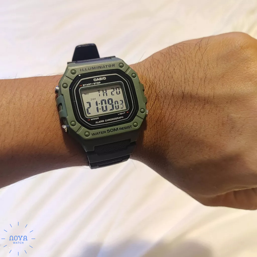 Đồng Hồ Casio Nam W218H - 3A - Đồng Hồ Casio Chính Hãng Mới Fullbox Pin 7 Năm