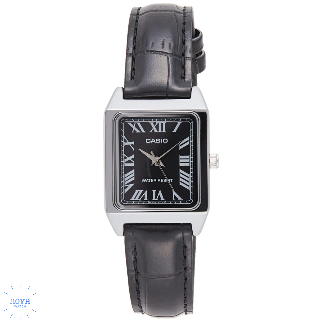 Đồng Hồ Casio Nữ Tank, Đồng Hồ Casio Chính Hãng LTPV007L Dây Da Fullbox.