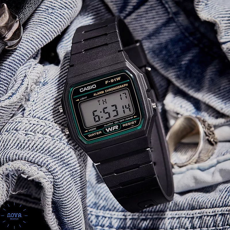 Đồng Hồ Casio Nam F91W - 1D - Đồng Hồ Casio Nam Chính Hãng Fullbox Pin 7 Năm