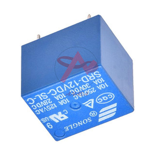 RELAY 12V 10A 5P SRD SONGLE