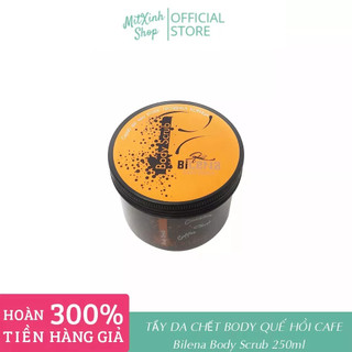 TẨY DA CHẾT BODY Quế Hồi Cafe Bilena Body Scrub 250ml - Cam kết hàng chính hãng