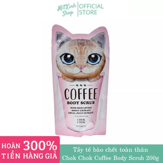 Tẩy tế bào chết toàn thân Chok Chok Coffee Body Scrub 200g