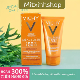 Kem Chống Nắng Không Gây Nhờn Rít Không Màu SPF50 Vichy Capital Soleil - Cam kết hàng chính hãng