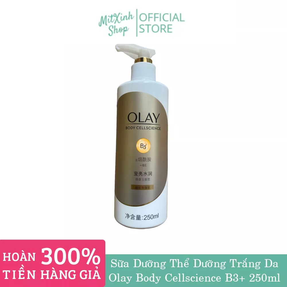 Dưỡng Thể OLAY B3+ Dưỡng Trắng BODY CELLSCIENCE 250ml