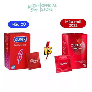Bao cao su siêu mỏng Durex Úc - Durex Fetherlite - Hộp 30 chiếc