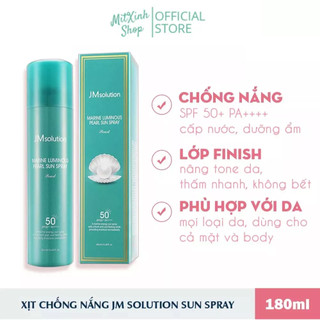 Xịt chống nắng toàn thân jm solution sun spray 180ml