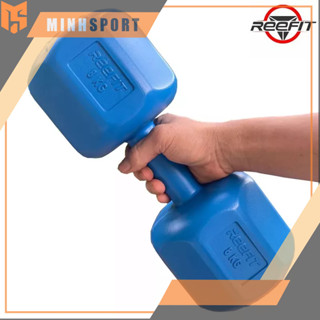 TẠ TAY NHỰA 8KG Đặc Ruột - 8 CẠNH THẾ HỆ MỚI