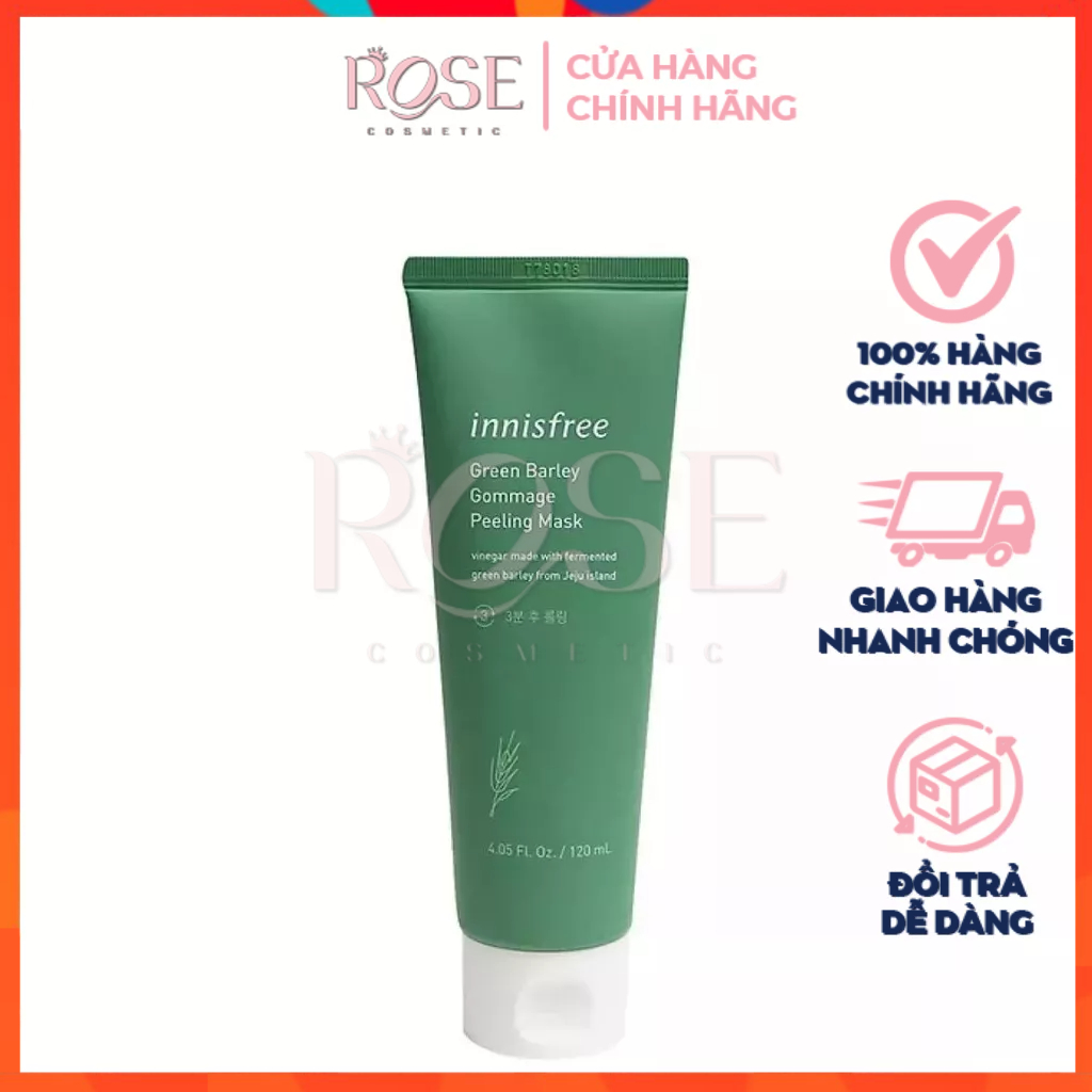⚡ Từ Lúa Mạch Xanh Innisfree Green Barley Gommage Mask 120ml