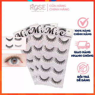 Mi Giả Tự Nhiên 6D Mie 5 Cặp Cao Cấp Chính Hãng Chuyên Dùng Cho Makeup Siêu Mềm Các Mẫu Phù Hợp Với Kiểu Mắt Khác Nhau