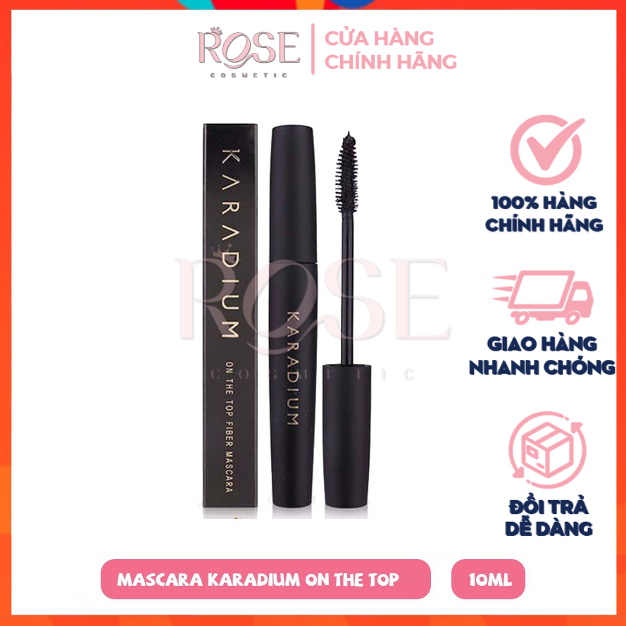 ⚡ On The Top Fiber Mascara Siêu Cong, Làm Dày Mi Tự Nhiên Không Vón Cục 10ml
