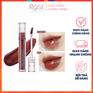  Son Kem Bóng Lilybyred Glassy Layer Fixing Tint ⚡ CHÍNH HÃNG ⚡ Hàn Quốc Màu 08 Siêu Hot BURNT BRICK 3.8g 