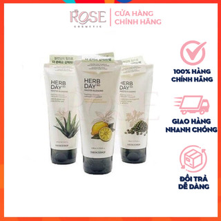 Sữa Rửa Mặt The Face Shop HerbDay 365 Cleansing Foam SRM TFS Thành Phần Tự Nhiên, Không Kích Ứng, Lành Tính 170ml