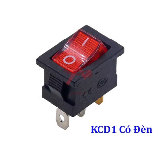 Công Tắc Bập Bênh KCD1 250VAC-6A Có Đèn
