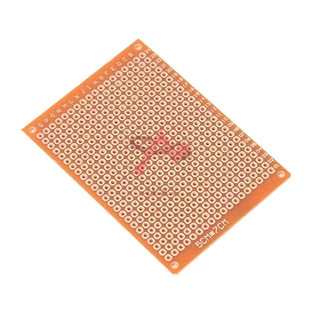Combo 5 Tấm PCB Phíp Đồng Đục Lỗ 5x7Cm ( nâu ) Hàn mạch thủ công