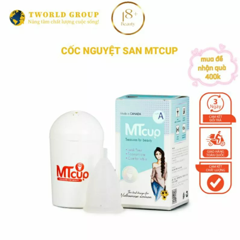 Cốc nguyệt san MTcup canada Hết đau bụng kinh mua 1 được 3 sạch sẽ khô thoáng tiện lợi tworl Extract ]