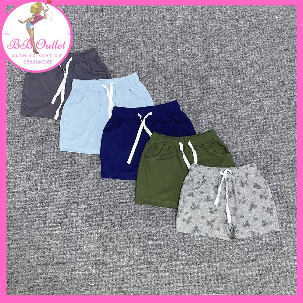 Quần đùi cotton cho bé trai