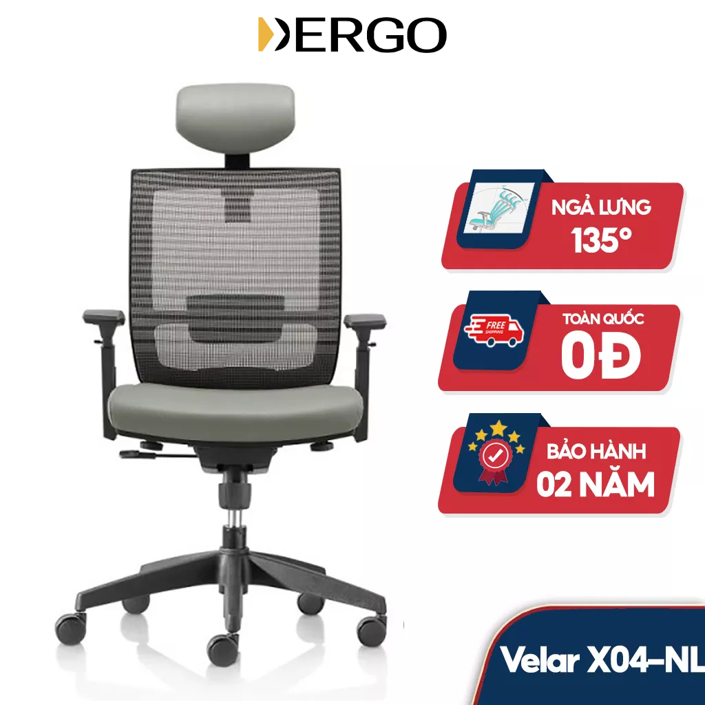 Ghế Văn Phòng Công Thái Học Ergonomic Office Chair Velar X04NL
