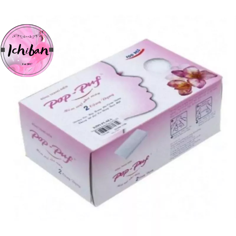 Bông trang điểm Pop Puf 100 miếng
