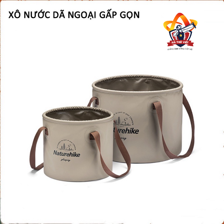 Xô đựng nước dã ngoại gấp gọn du lịch cắm trại rất tiện dụng, dễ dàng mang theo - DCP19