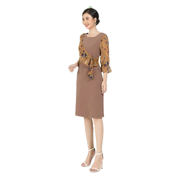 ĐầM Nữ Ôm Phủ Voan NgựC Lamer. L63F20T002 (Nhiều Màu)