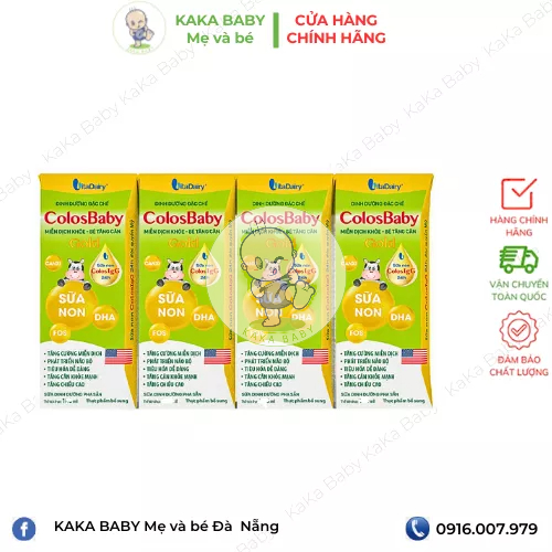 Sữa bột pha sẵn ColosBaby 110ml(Thùng 12 lốc-48 hộp)