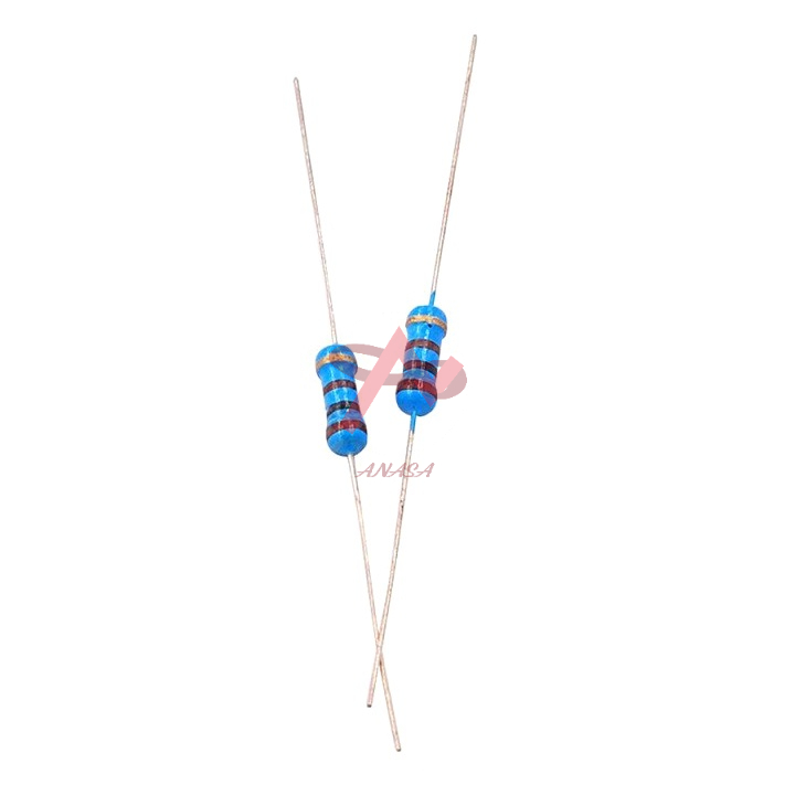 Gói 10 Con Trở Vạch 1/2W 5% Giá Trị Từ 1 Ohm Đến 6K8 Ohm