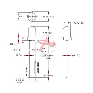 Bóng Đèn LED Siêu Sáng Phi 3mm - Gói 10 con