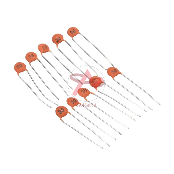 Túi 10 Con Tụ Gốm Đỏ 50V