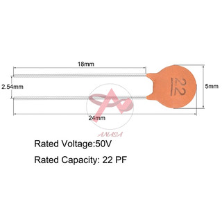 Túi 10 Con Tụ Gốm Đỏ 50V (Nhiều giá trị điện dung)