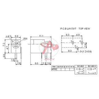 Combo 10 Jack DC Jack DC 3.5x1.3mm (5 Cái - 5 Đực)