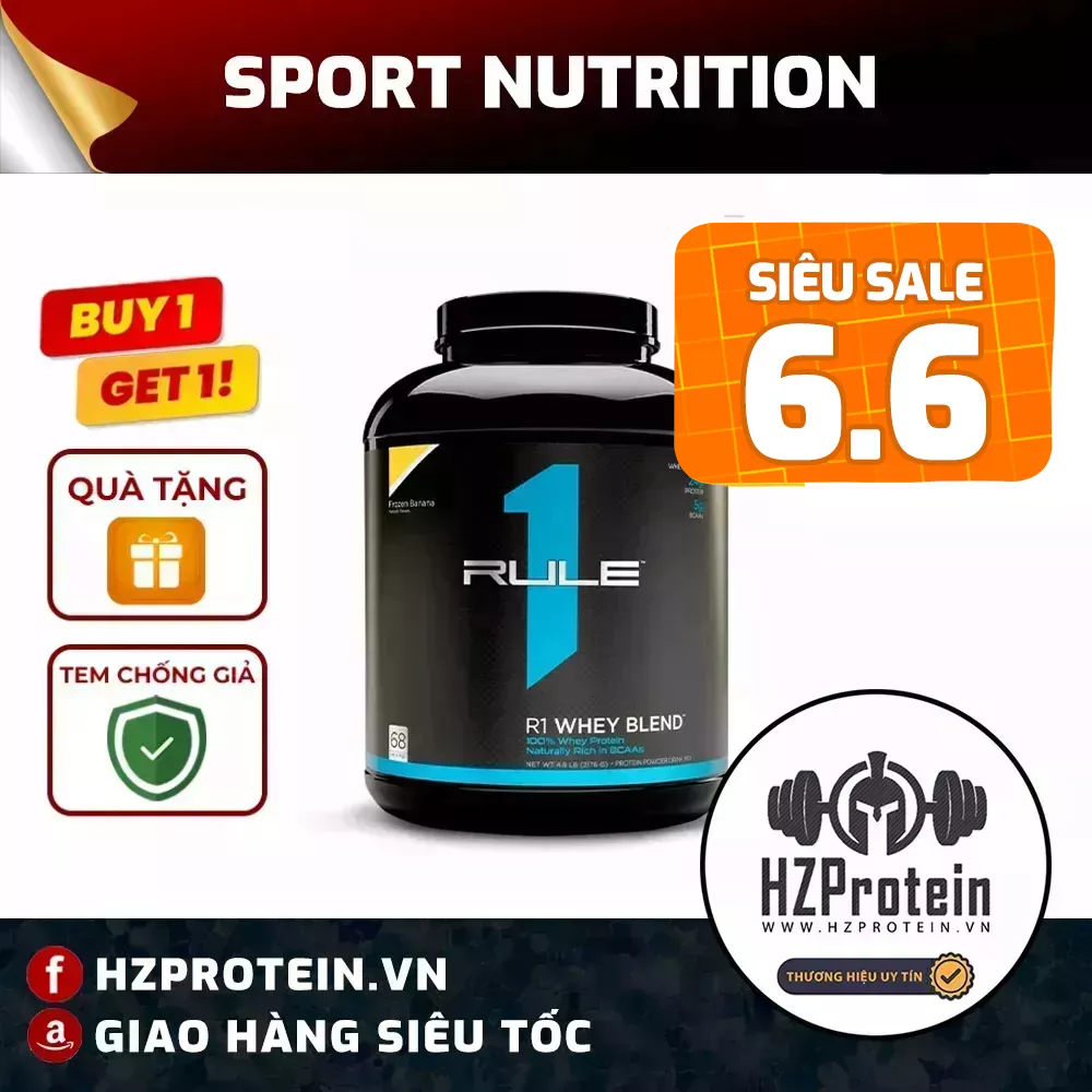 RULE1 PROTEIN BLEND WHEY - SỮA TĂN CƠ RULE 1 WHEY PROTEIN CHẤT LƯỢNG CAO