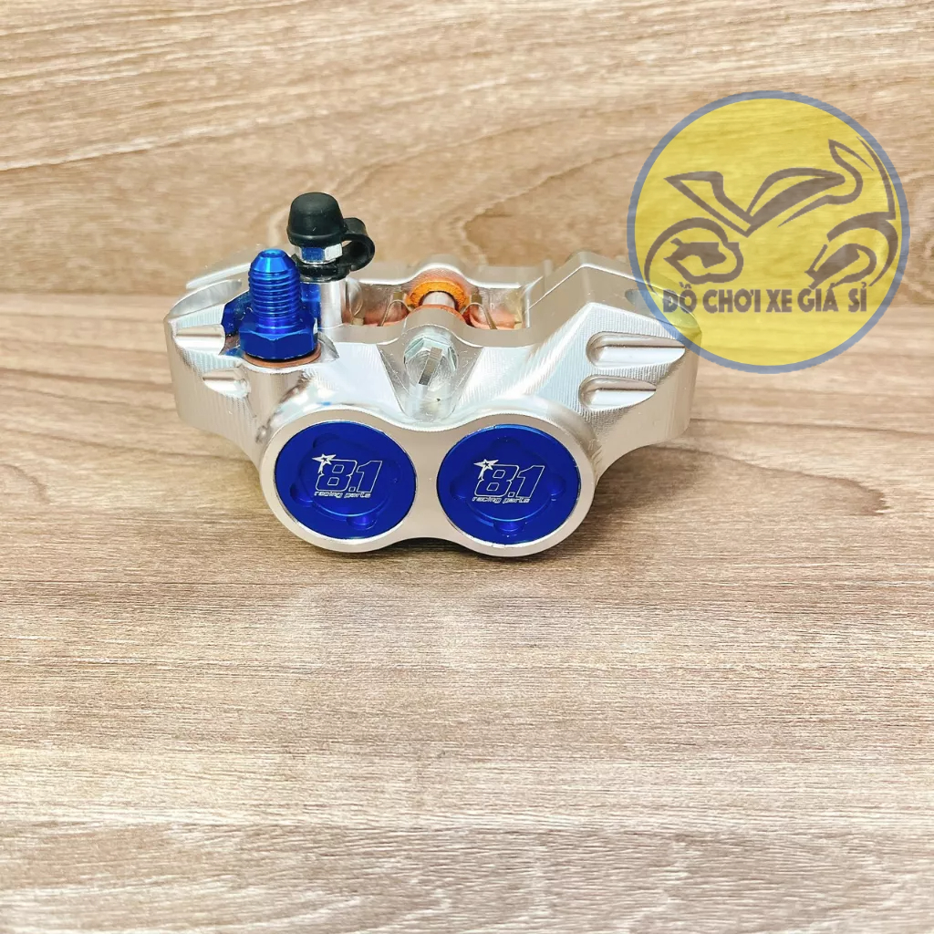 Heo Dầu 81 CNC 4 Piss Thailand kèm pát Wave110/Rsx/Future led đĩa 260/267mm màu xanh