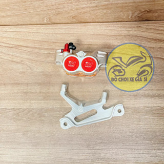 Heo Dầu 81 CNC 4 Piss Thailand kèm pát Vario/Click/vision đĩa 260/267mm màu đỏ