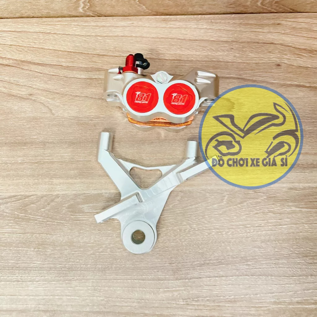 Heo Dầu 81 CNC 4 Piss Thailand + Pát trước sau các dòng xe màu đỏ