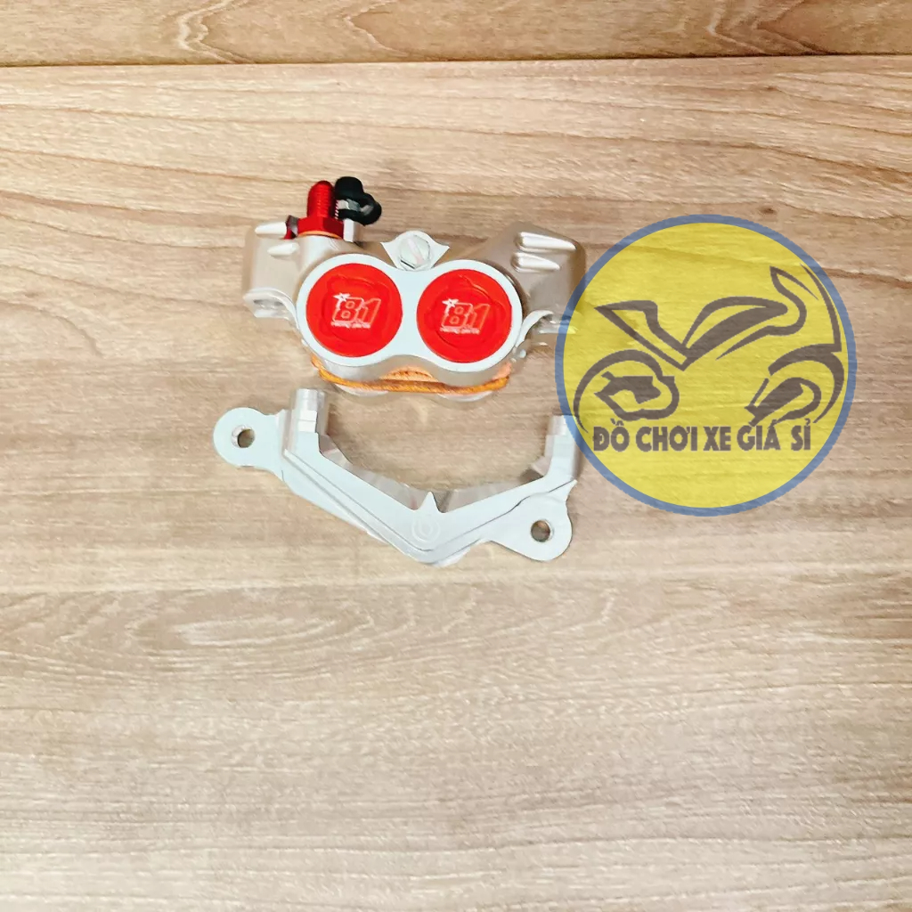 Heo Dầu 81 CNC 4 Piss Thailand + Pát trước sau các dòng xe màu đỏ