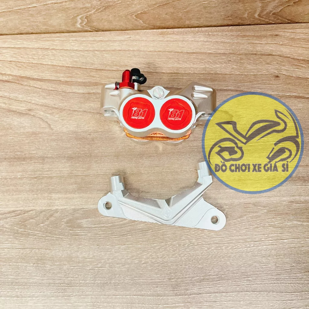 Heo Dầu 81 CNC 4 Piss Thailand + Pát trước sau các dòng xe màu đỏ