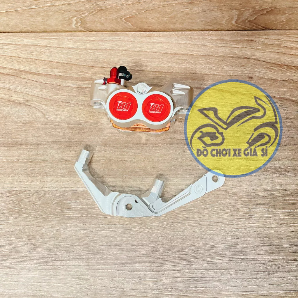 Heo Dầu 81 CNC 4 Piss Thailand + Pát trước sau các dòng xe màu đỏ