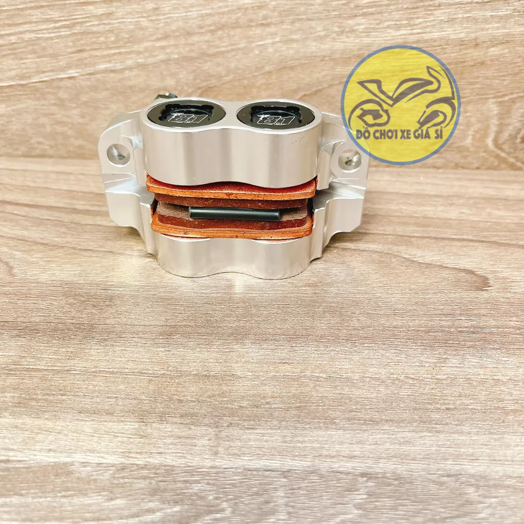 Heo Dầu 81 CNC 4 Piss Thailand kèm pát Ex135,Sirius,Ex2010 đĩa 260/267mm  màu đen