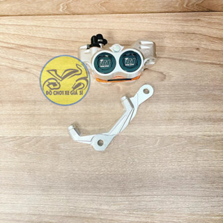 Heo Dầu 81 CNC 4 Piss Thailand kèm pát Sirius/Ex135/Ex2010 đĩa 220mm màu đen